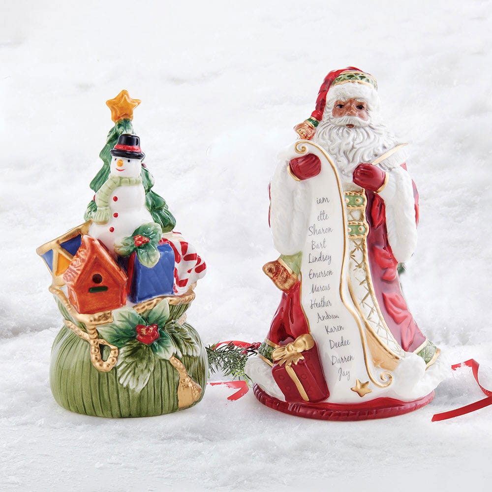 Holiday Home African American Santa Salt And Pepper Set