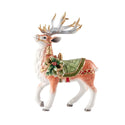 Fitz and Floyd Holiday Home Green Deer Figurine