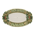 Fitz and Floyd Holiday Home Green Large Platter