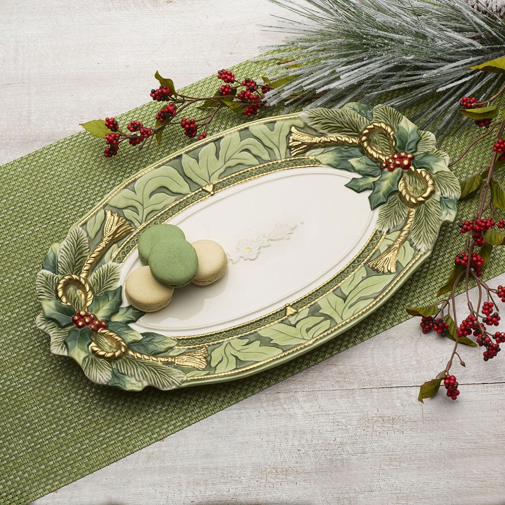 Holiday Home Green Large Platter