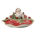Fitz and Floyd Holiday Home Santa Serving Bowl