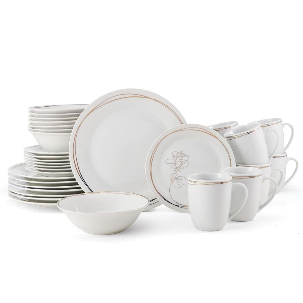 Love Blooms 32 Piece Dinnerware Set, Service For 8