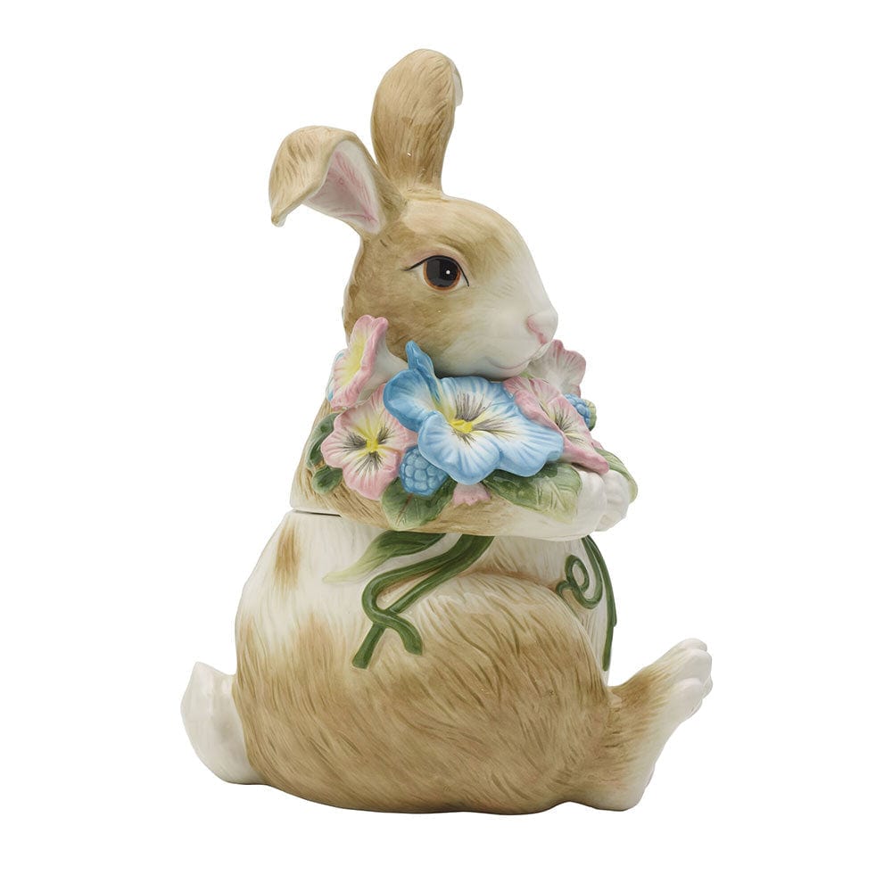 Toulouse Rabbit Cookie Jar Figurine