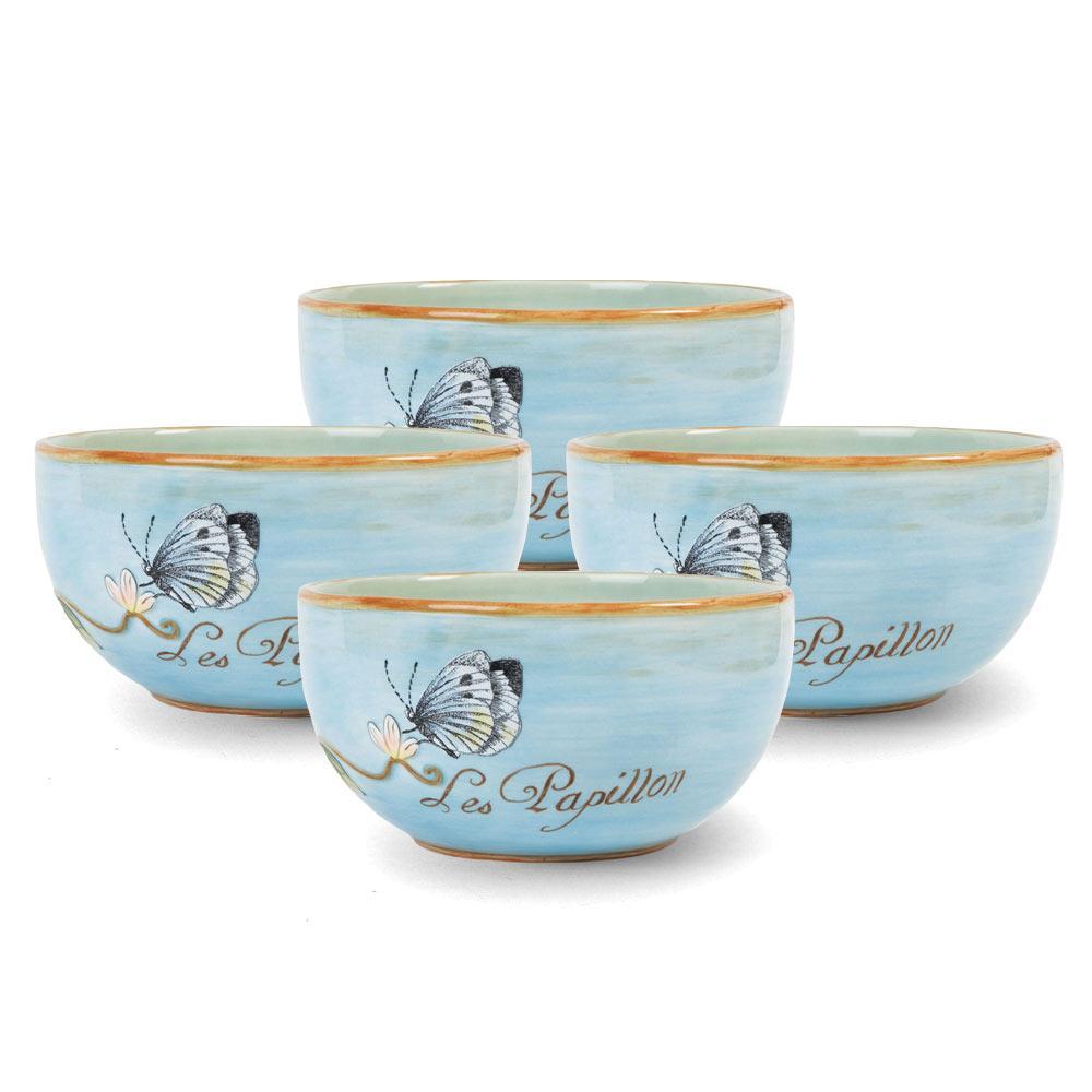 Toulouse Set Of 4 Blue Small Bowls