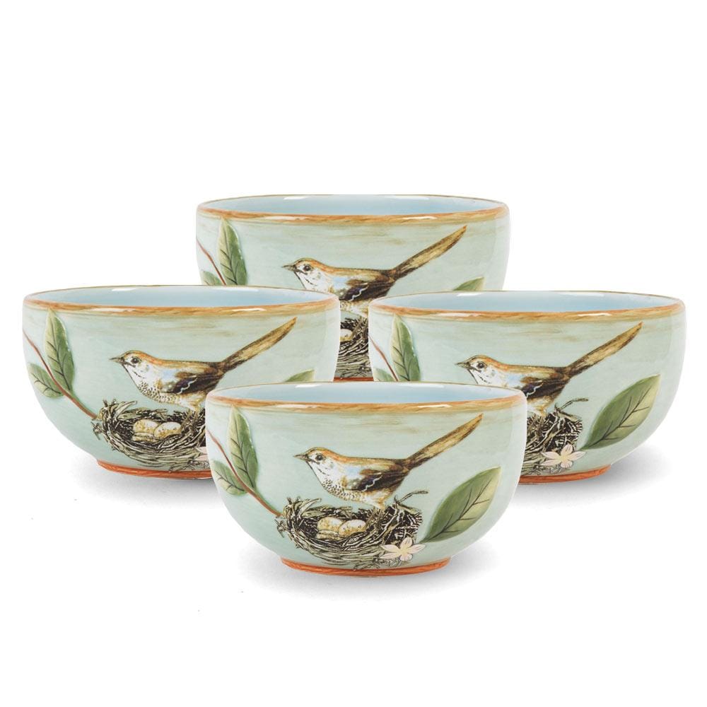 Toulouse Set Of 4 Green Small Bowls