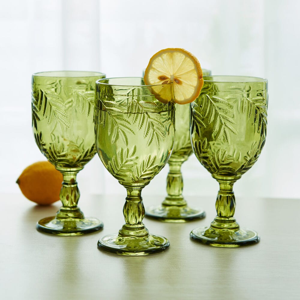 Villa Palm Wine Goblets Set Of 4