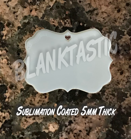 Sublimation Coated Acrylic Heart Ornament – Blanktastic