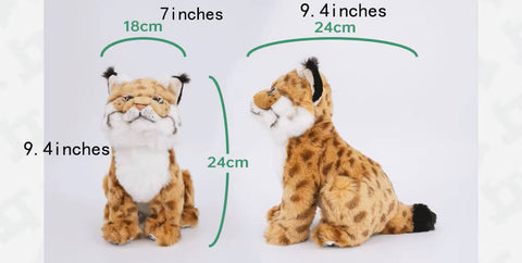 Realistic Lynx Stuffed Plush Toy, Canada Lynx Plushies