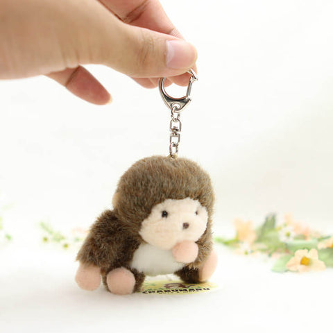Plush Monkey Bag Charm, Stuffed Animal Keychain