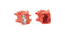 CJLRCAPRD-C, Panduit Mini-Com CAT5E, Left/Right, 45 Degree, Wirecap, Red (MOQ: 100; Increment of 100)