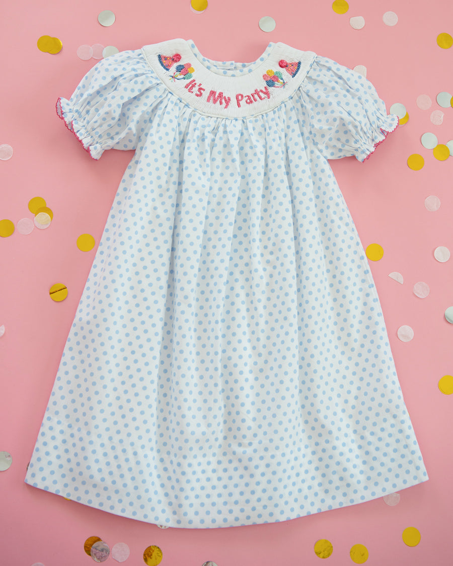 smocked birthday dress 12 months