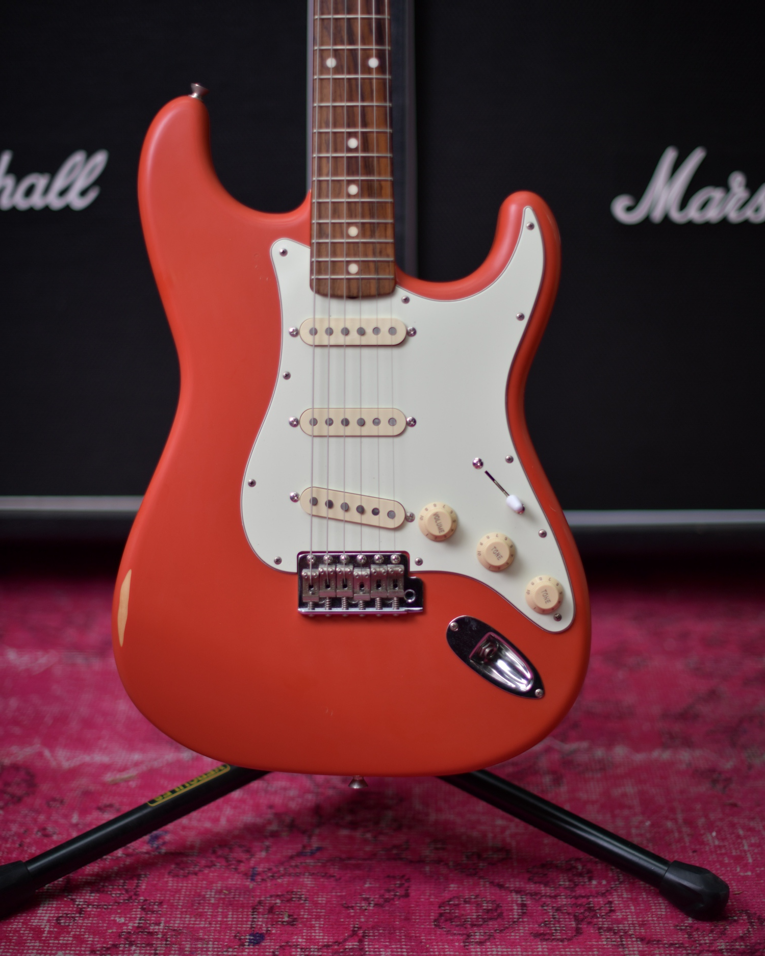 Fender Japan ST-362 Stratocaster Texas Special Fiesta Red MIJ T