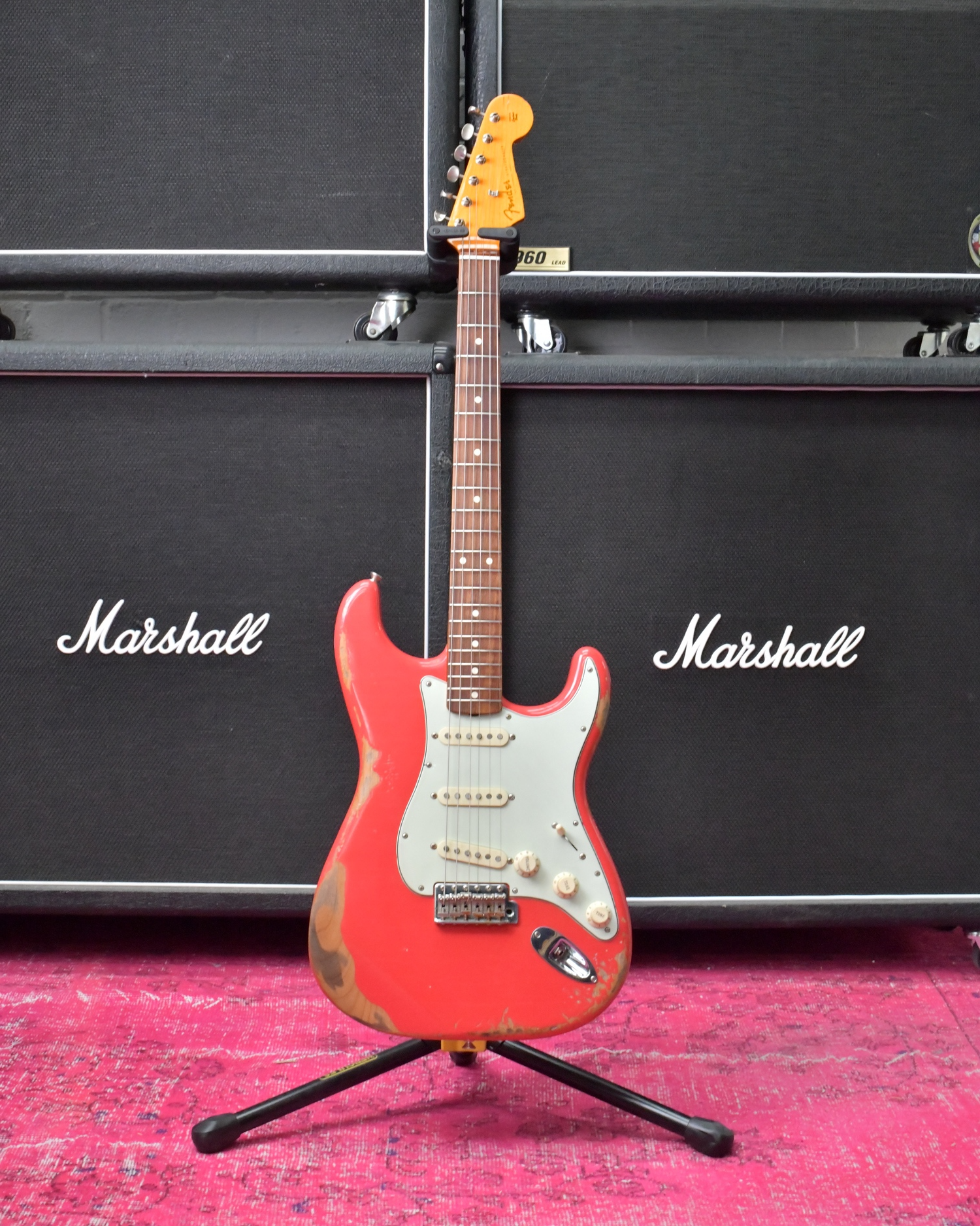 Classic Series Stratocaster Red Heavy Relic Custom – Noizemaker