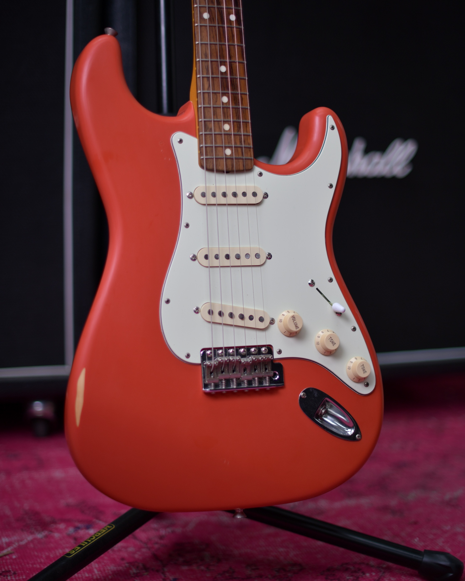 Fender Japan ST-362 Stratocaster Texas Special Fiesta Red MIJ T