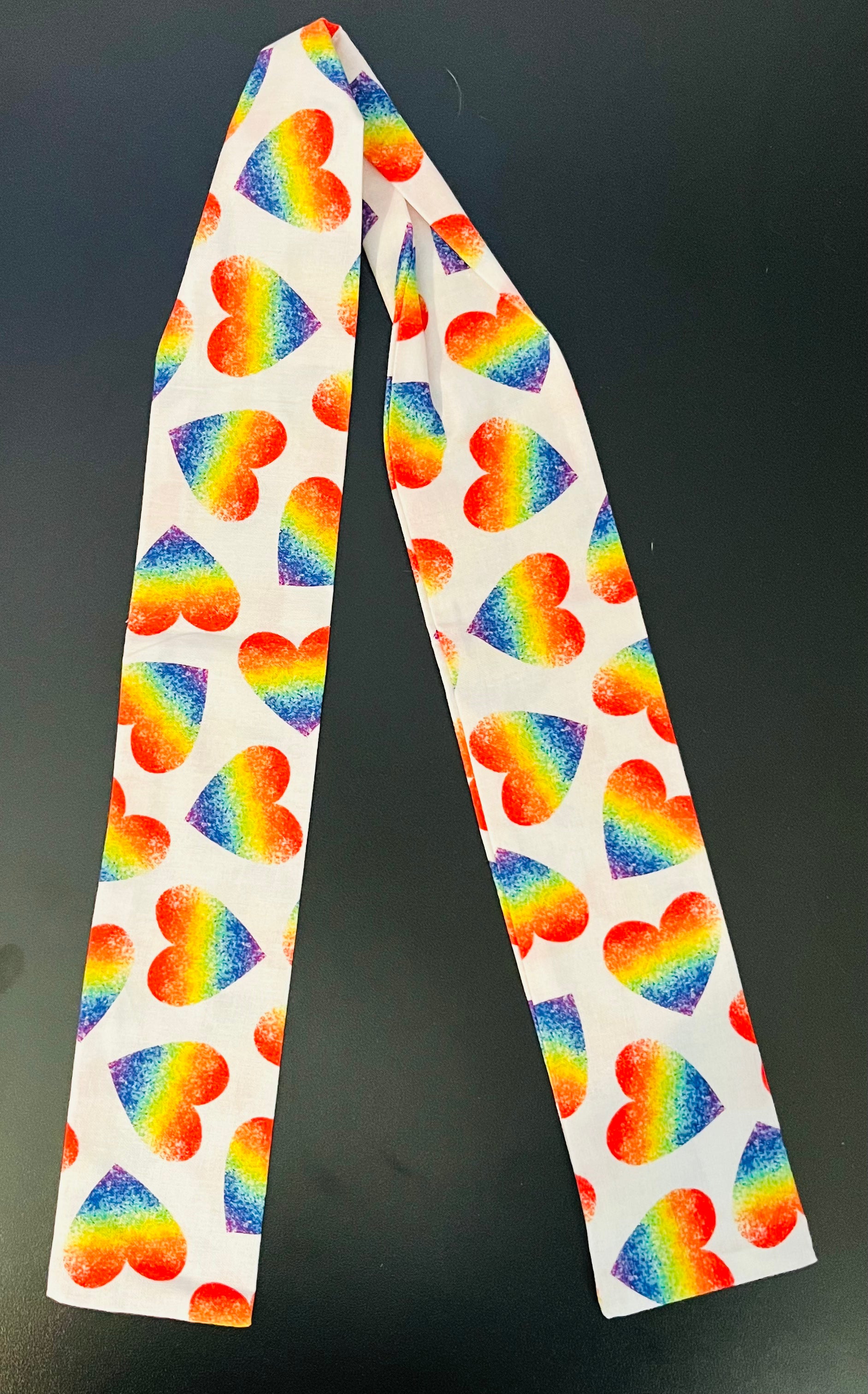 Rainbow Heart Headband