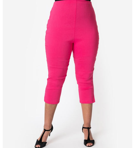 Black and Pink Pinstripe Capri Pants – Pink House Boutique