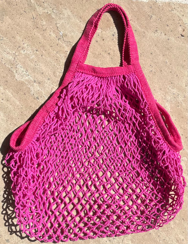 Fashionable Tote Bag, Handmade woven bag, Recycled Plastic, To-Go Bag,  Small Beach Bag, Market Bag, Chic/Boho Bag, Colorful Tote, SMALL Tote,  BRISLA