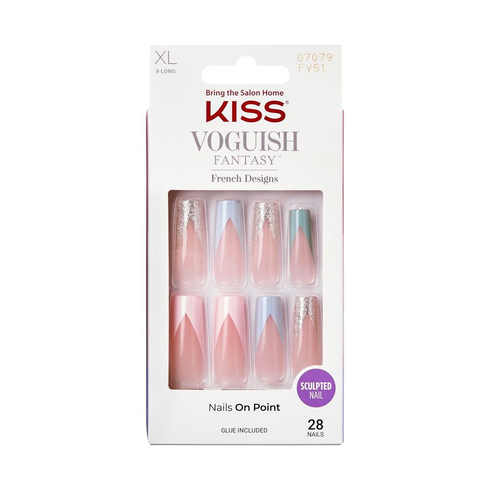 Kiss Voguish Fantasy Sculpted 28 Nails #FV51 – Super Sisters Beauty