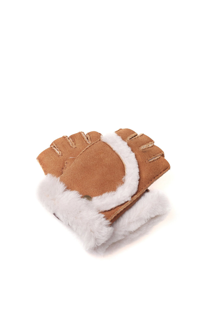 ugg fingerless gloves with fur