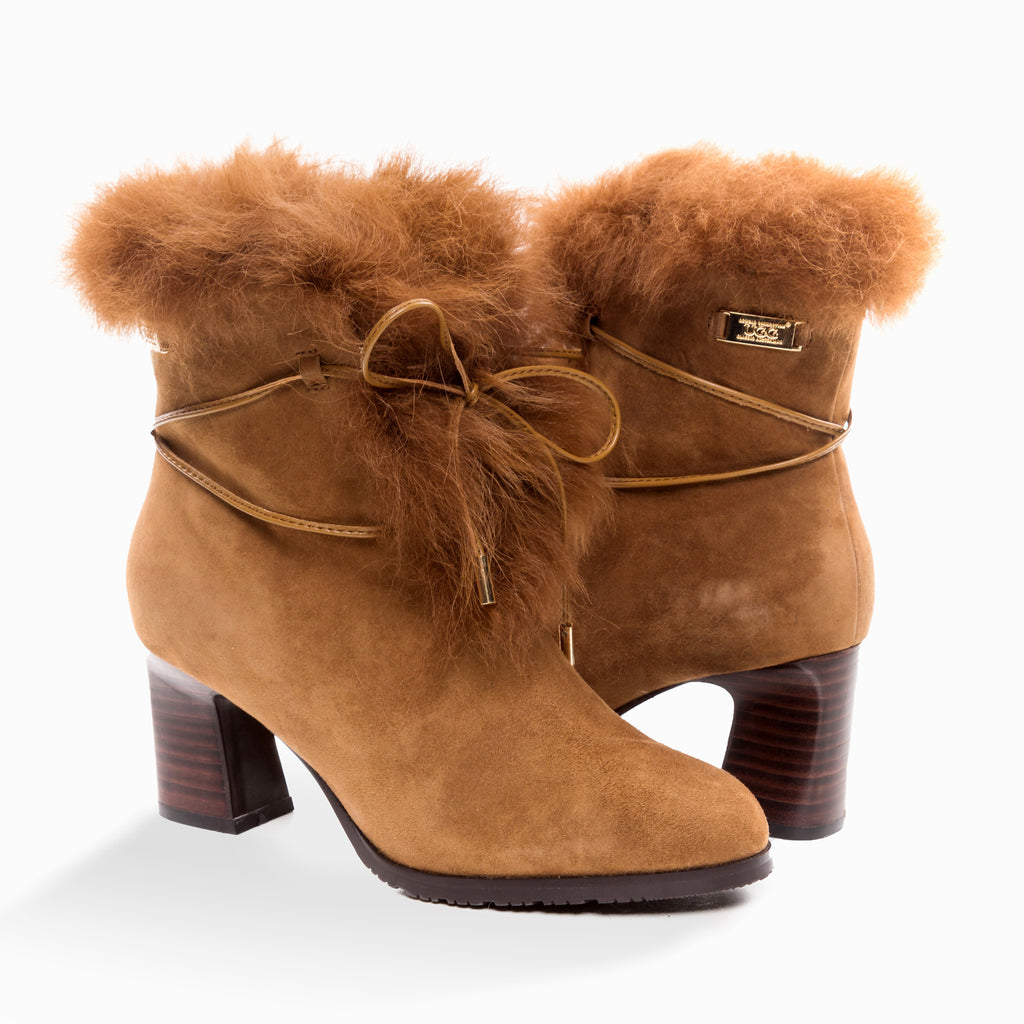 ugg fur heels