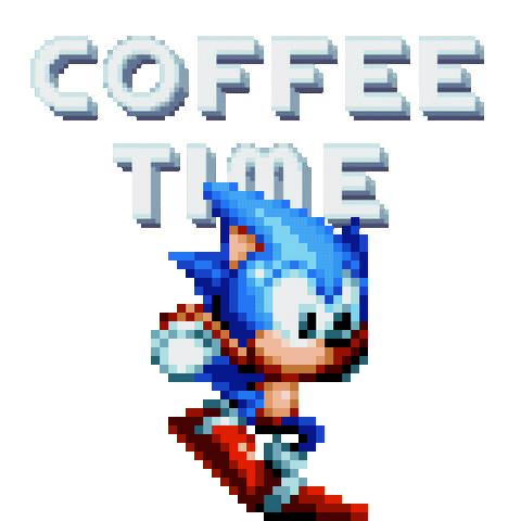 Sonic The Hedgehog Coffee Time