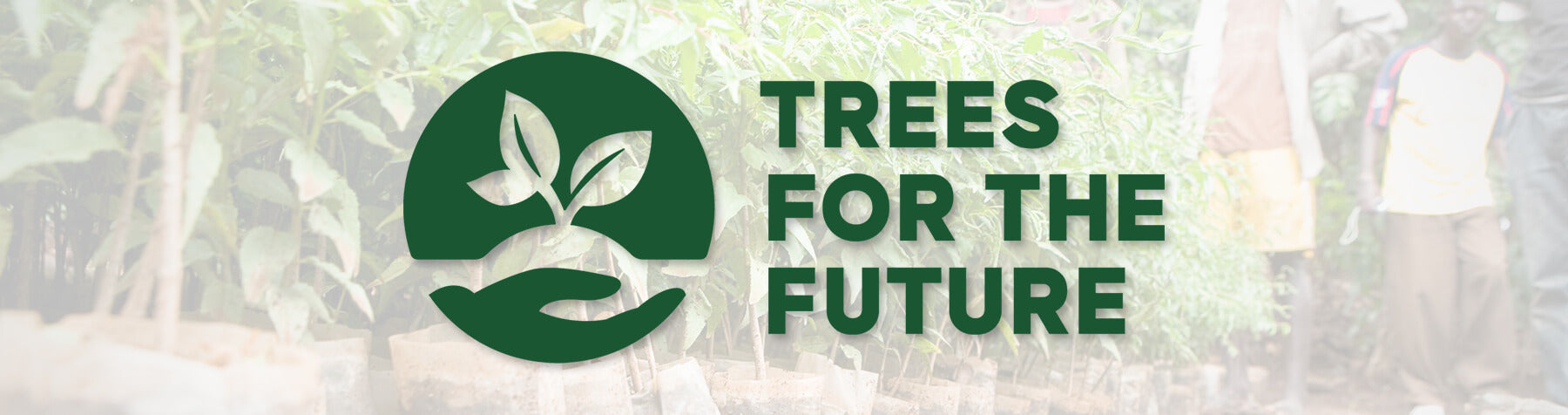 Trees For The Future logo overlay on image