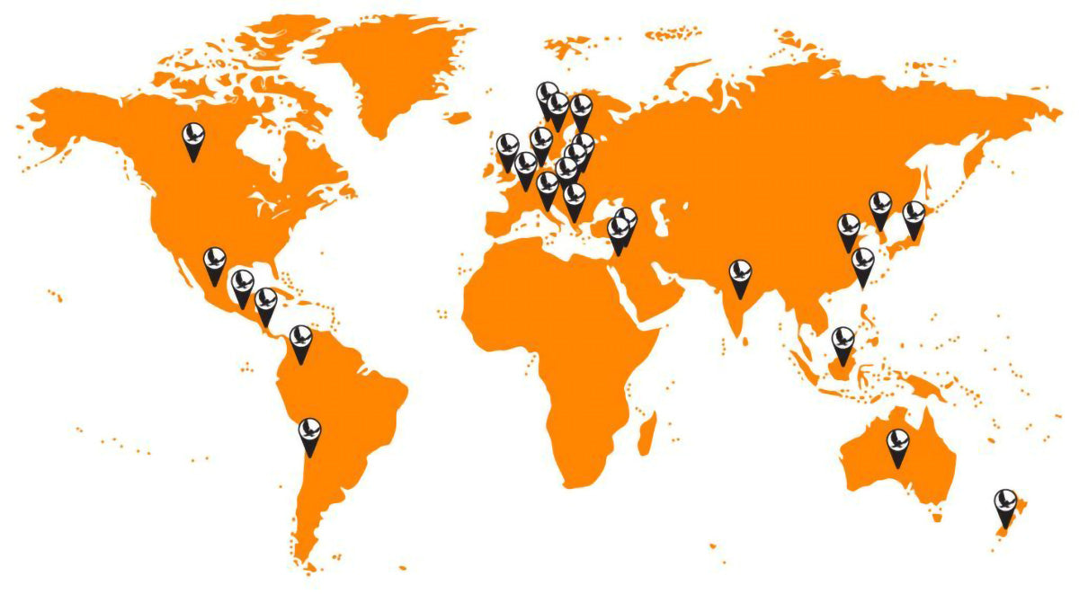 Eno does not ship internationally - but we have more than 10 distributors across the world - Find yours