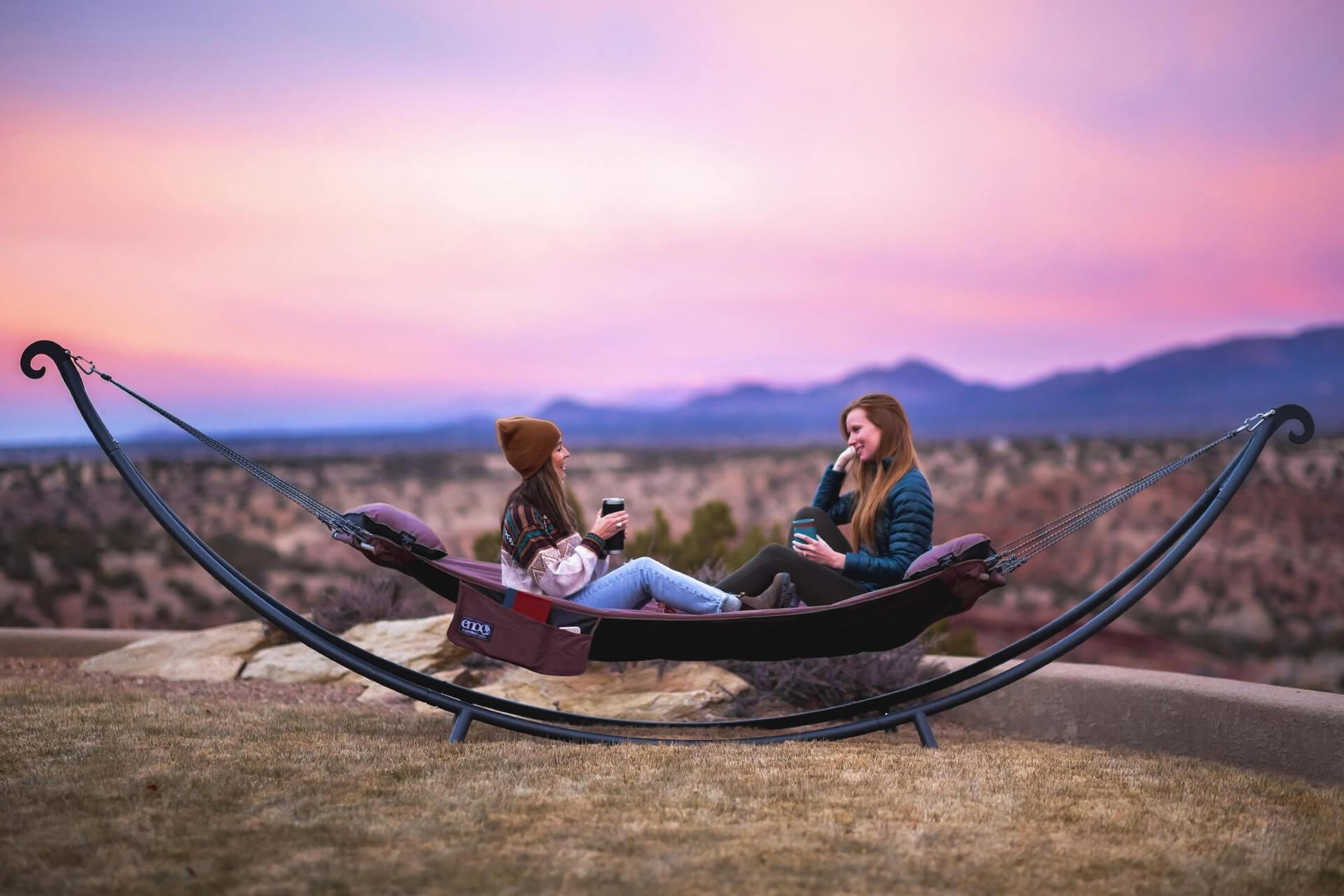 さくら機電eno(イノー) ENO SoloPod Hammock Charcoal Stand ENO-SOLO