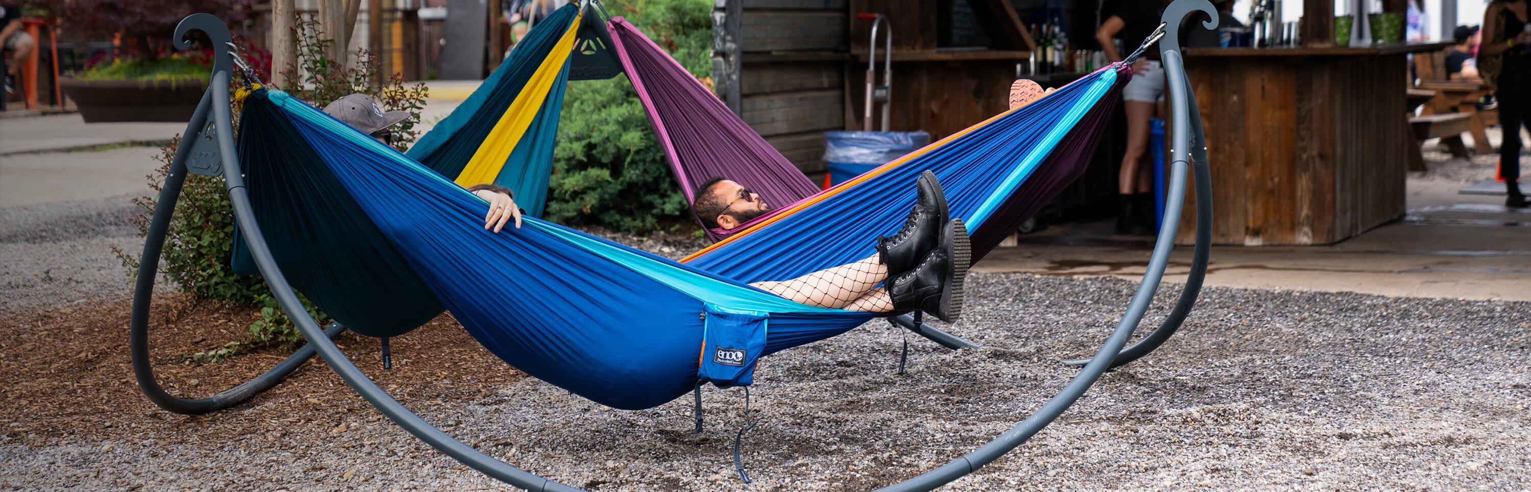 3 person shop hammock stand