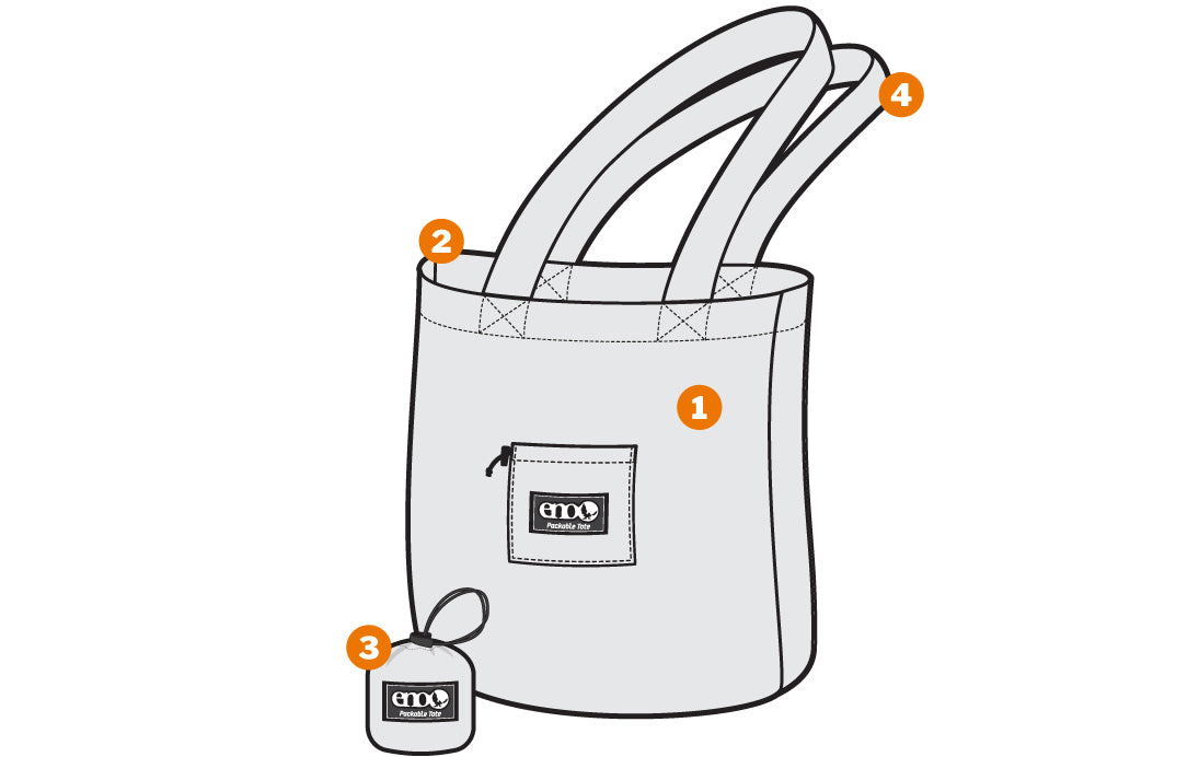 Canvas Tote Bag - With Side Panels & Pocket – Net Zero Co.