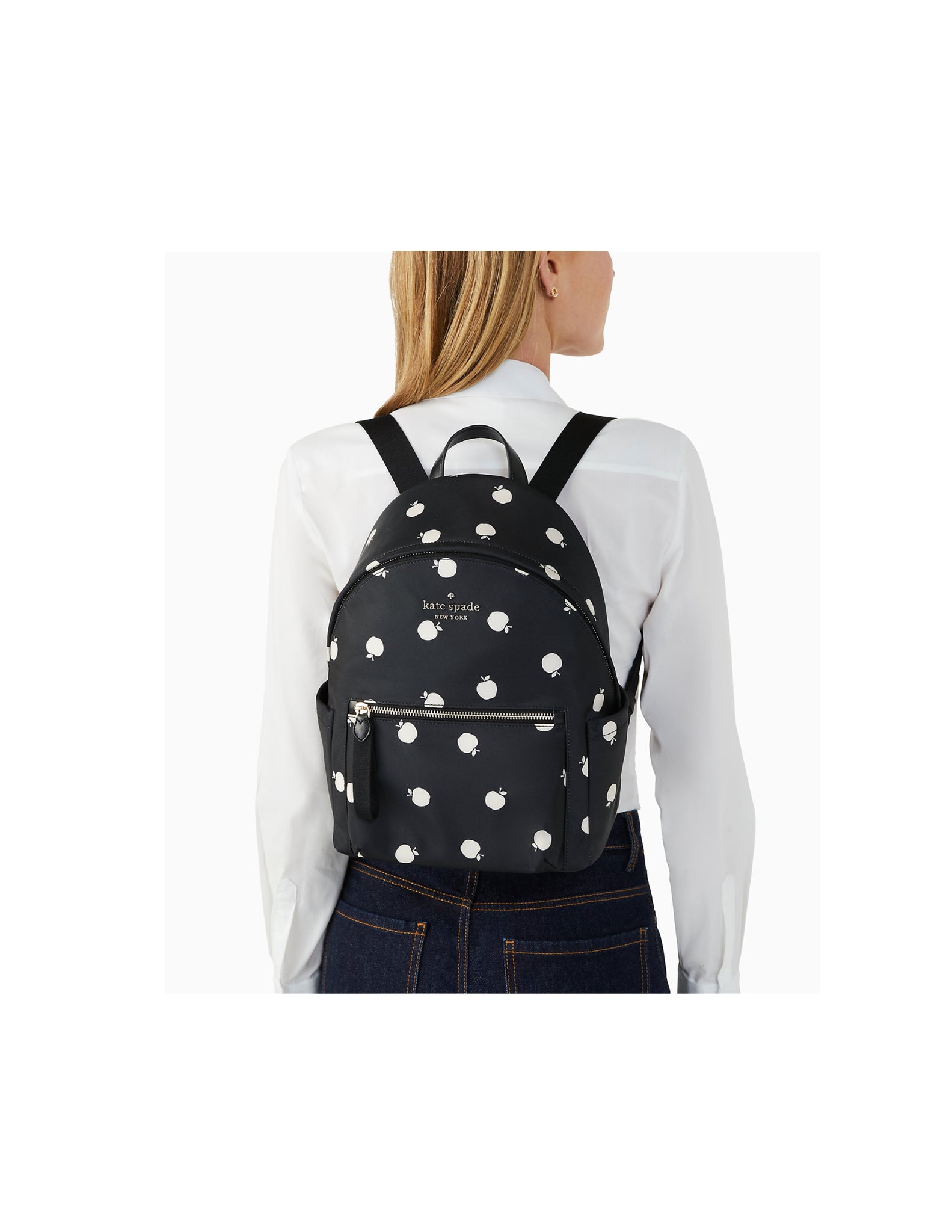 Kate Spade Black Multi Chelsea Medium Backpack – nuegrace