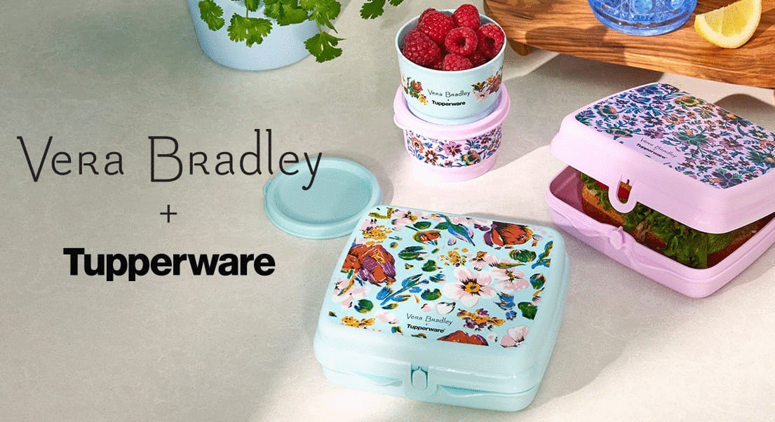 Tupperware® and Vera Bradley® Continue Collaboration With Limited-Edition  Collection of On-The-Go, Reusable Food and Beverage Products