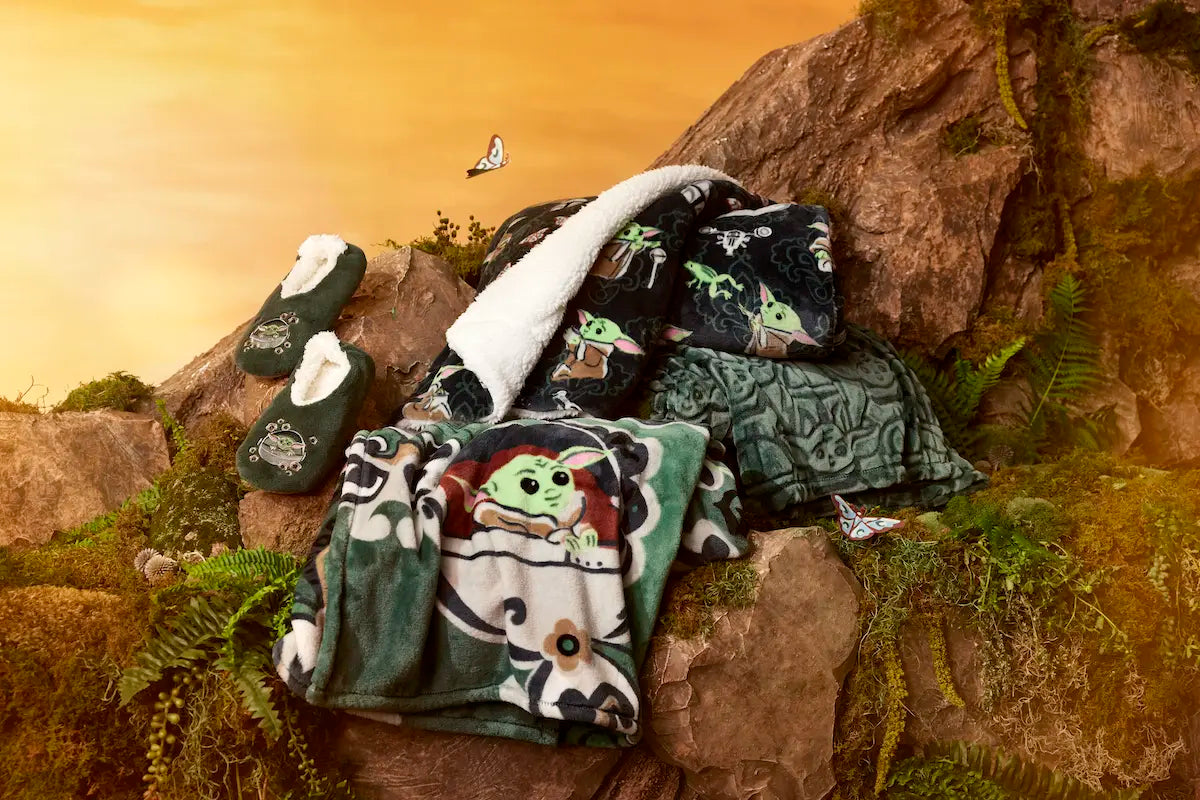 The Mandalorian themed collection of cozy gifts