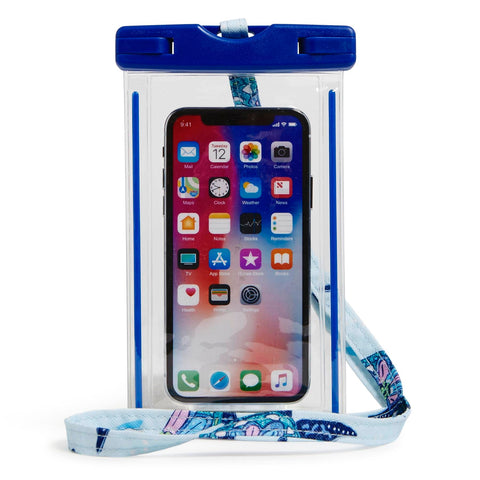 Waterproof pouch with strap to keep smartphone safe