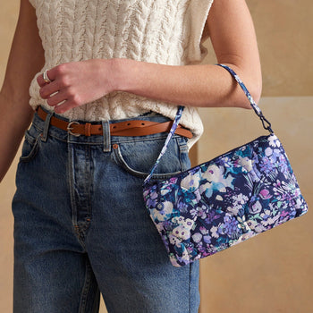 RFID Convertible Wristlet - Island Garden