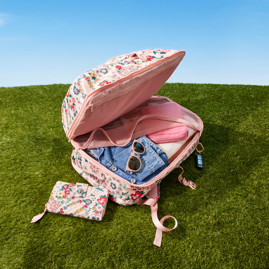 Bag shown on grass 