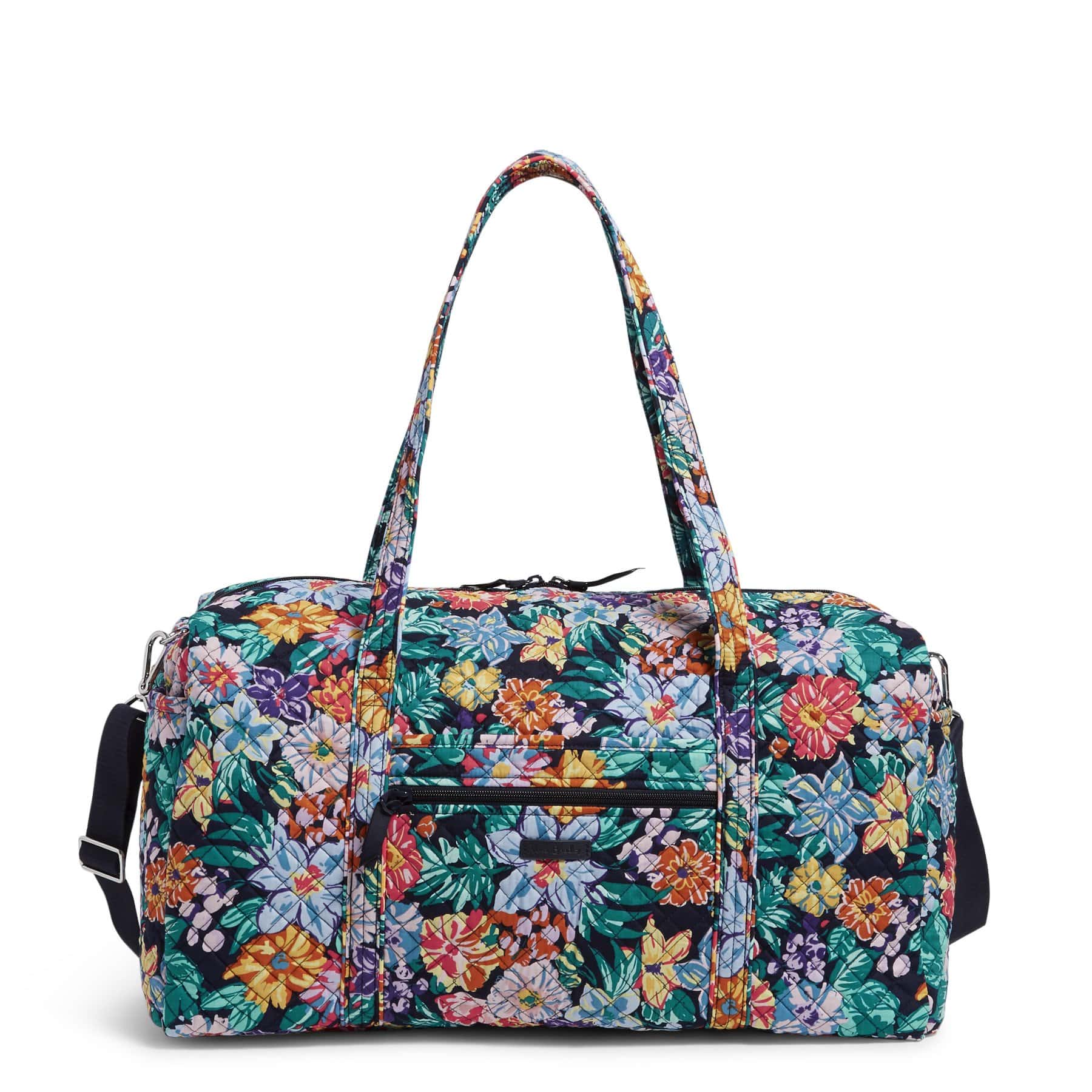 Large Travel Duffel Bag-Happy Blooms-Image 1-Vera Bradley