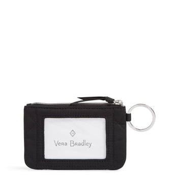 Black RFID Deluxe Zip ID Case | Vera Bradley