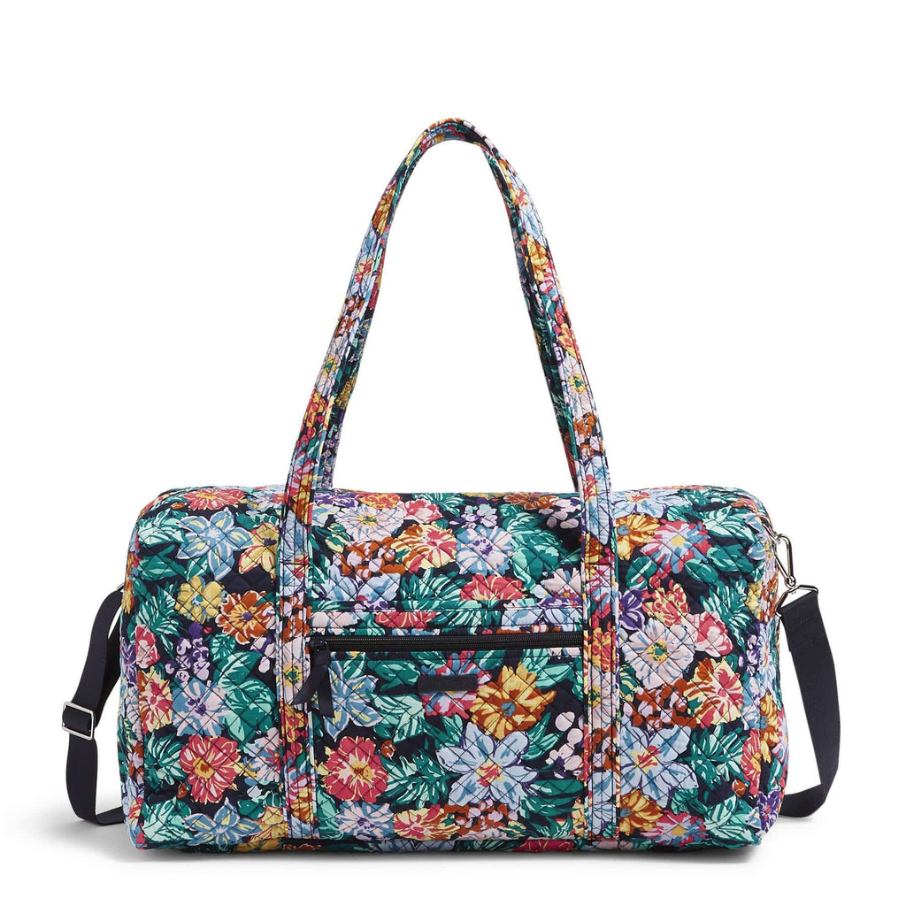 Lay Flat Travel Duffel Bag | Signature Cotton – Vera Bradley