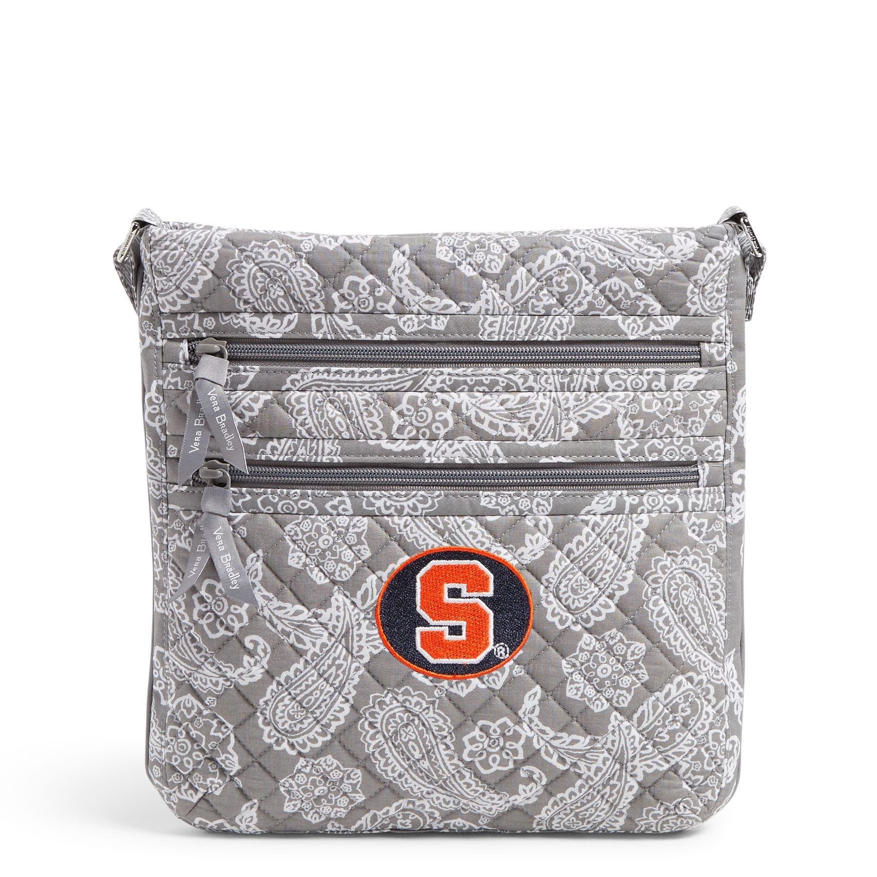  Collegiate Triple Zip Hipster Crossbody Bag 