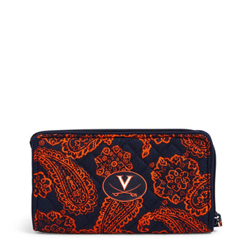 Vera Bradley Cincinnati Bengals RFID Front-Zip Wristlet