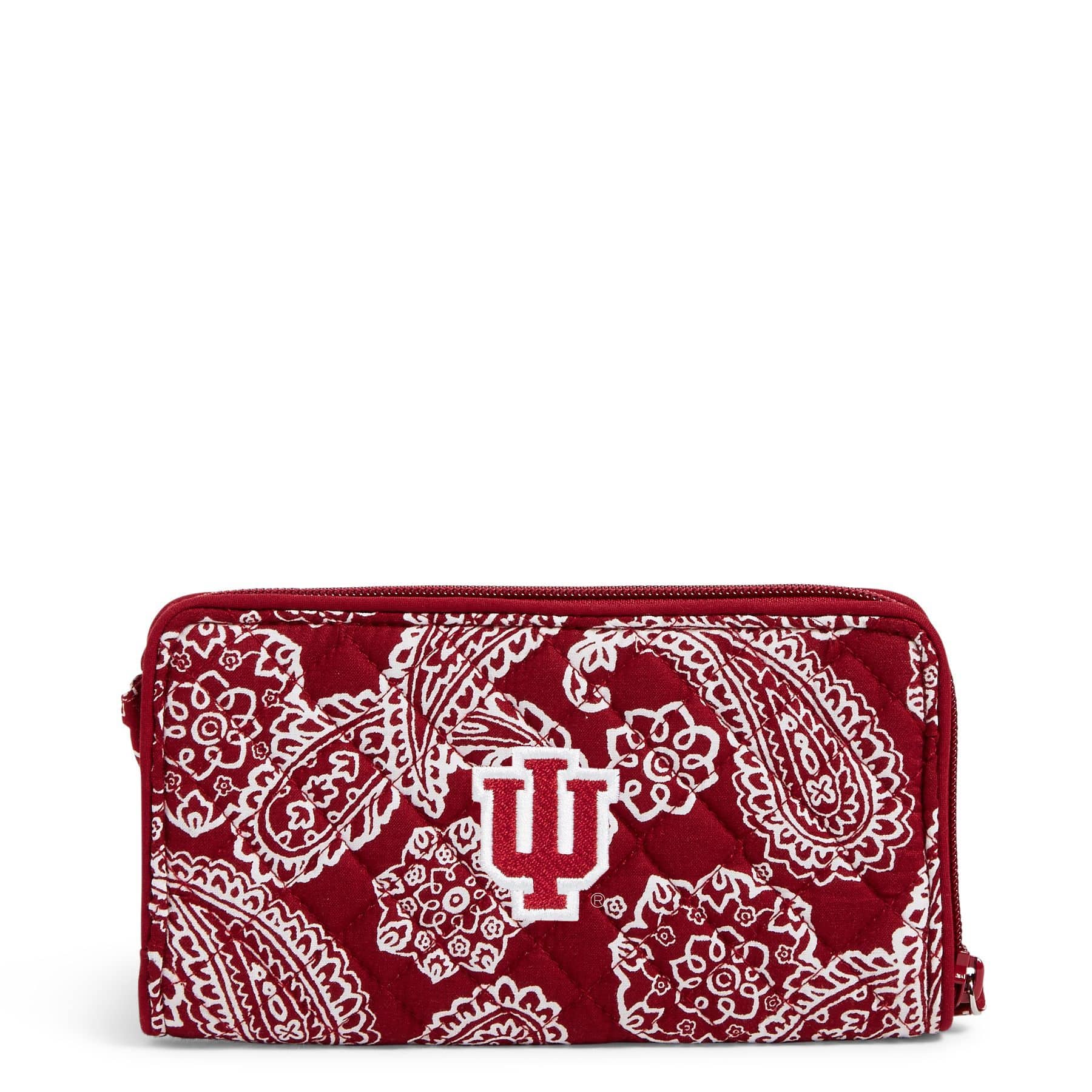  Collegiate RFID Front Zip Wristlet 