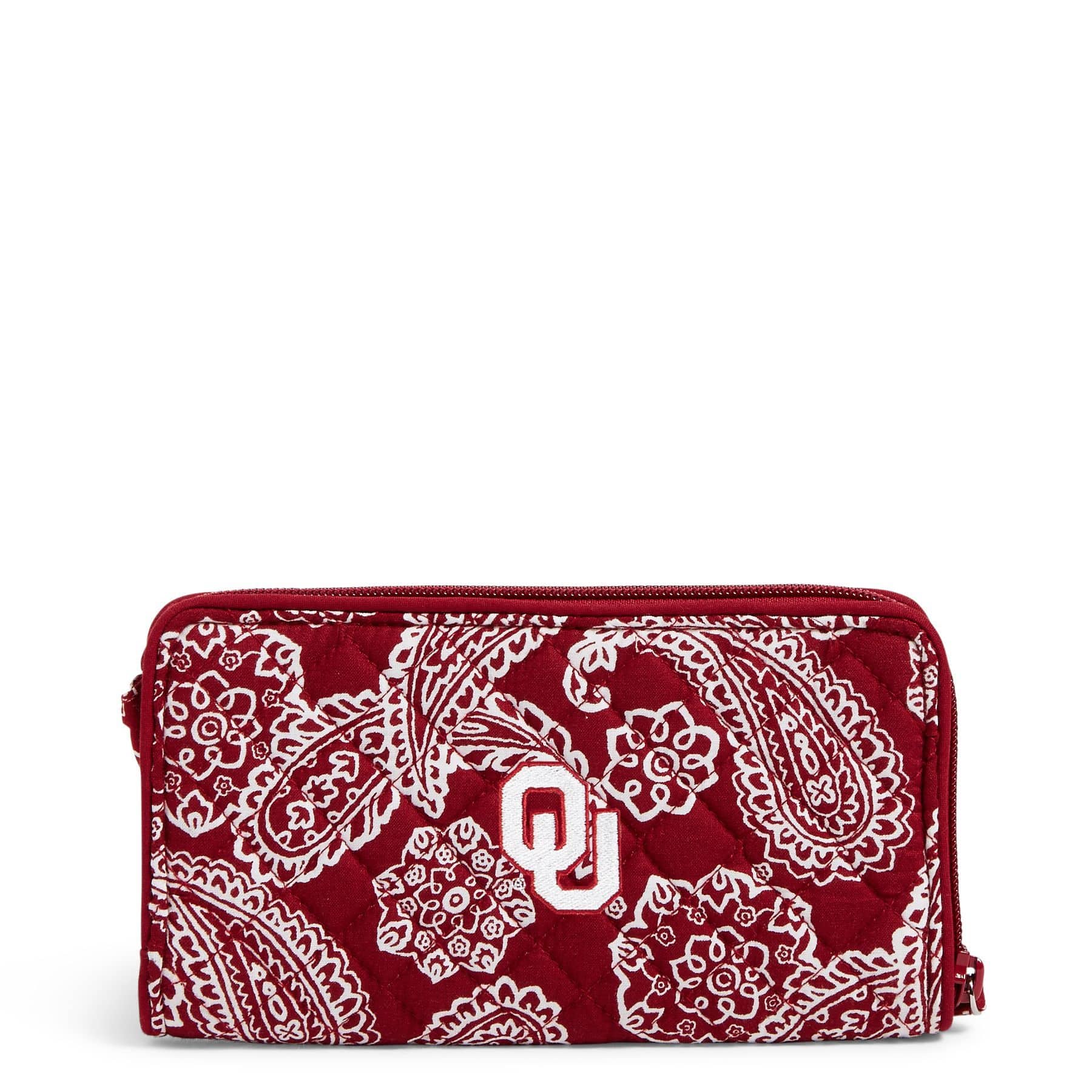  Collegiate RFID Front Zip Wristlet 