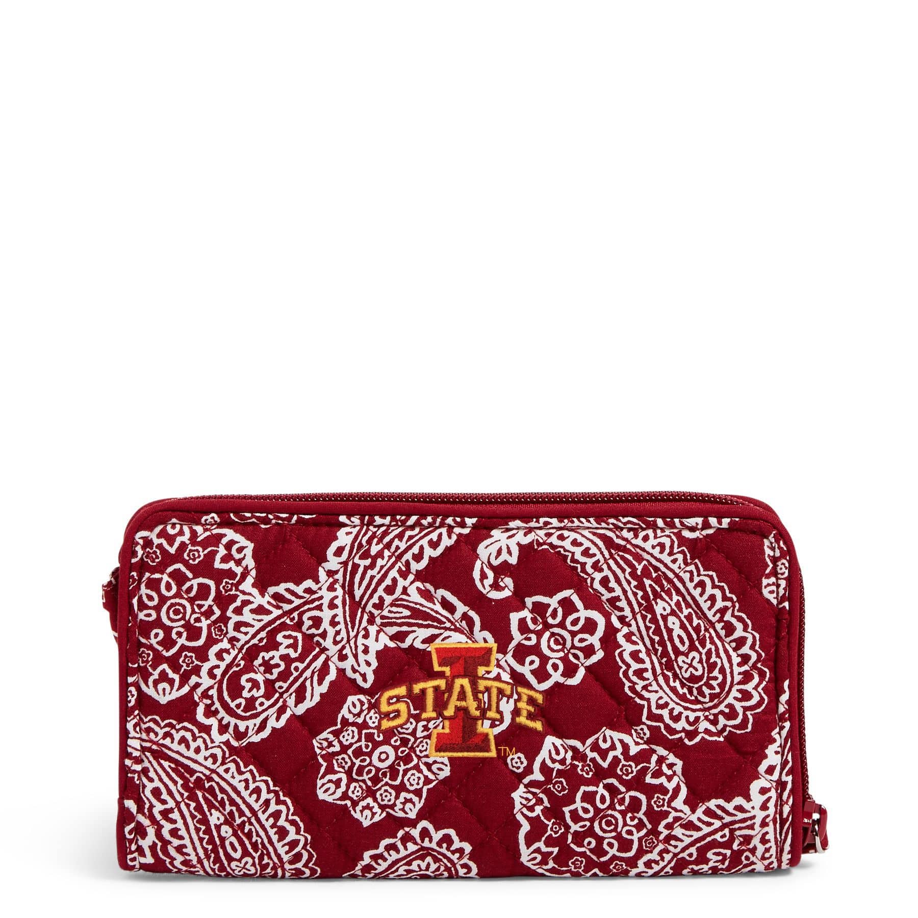  Collegiate RFID Front Zip Wristlet 