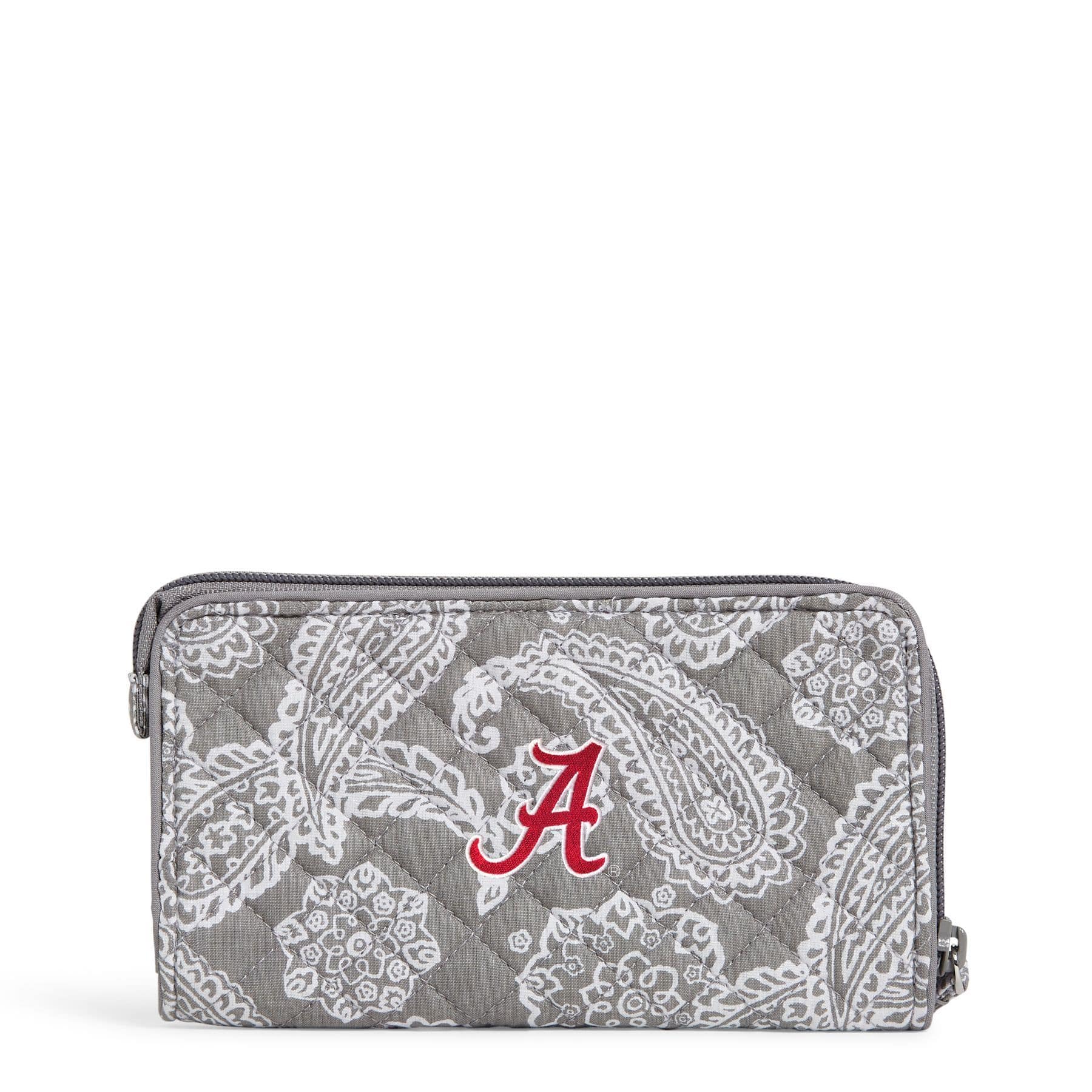  Collegiate RFID Front Zip Wristlet 