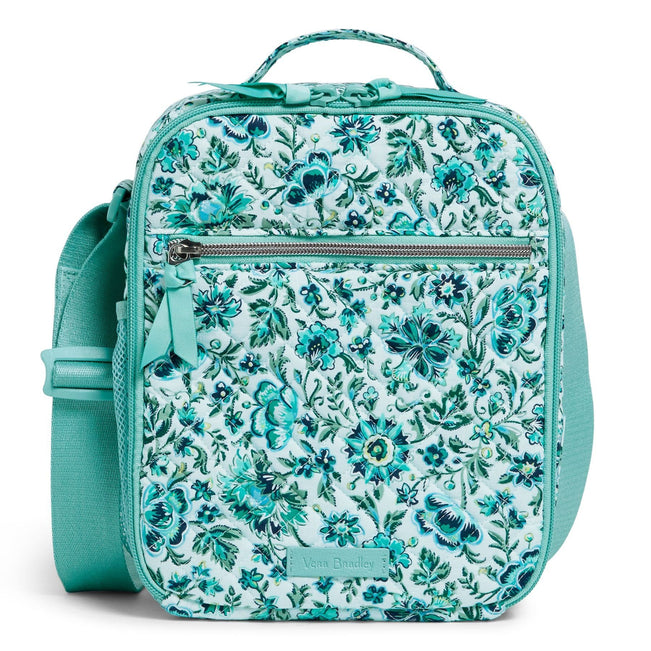 vera bradley lunch bag blue