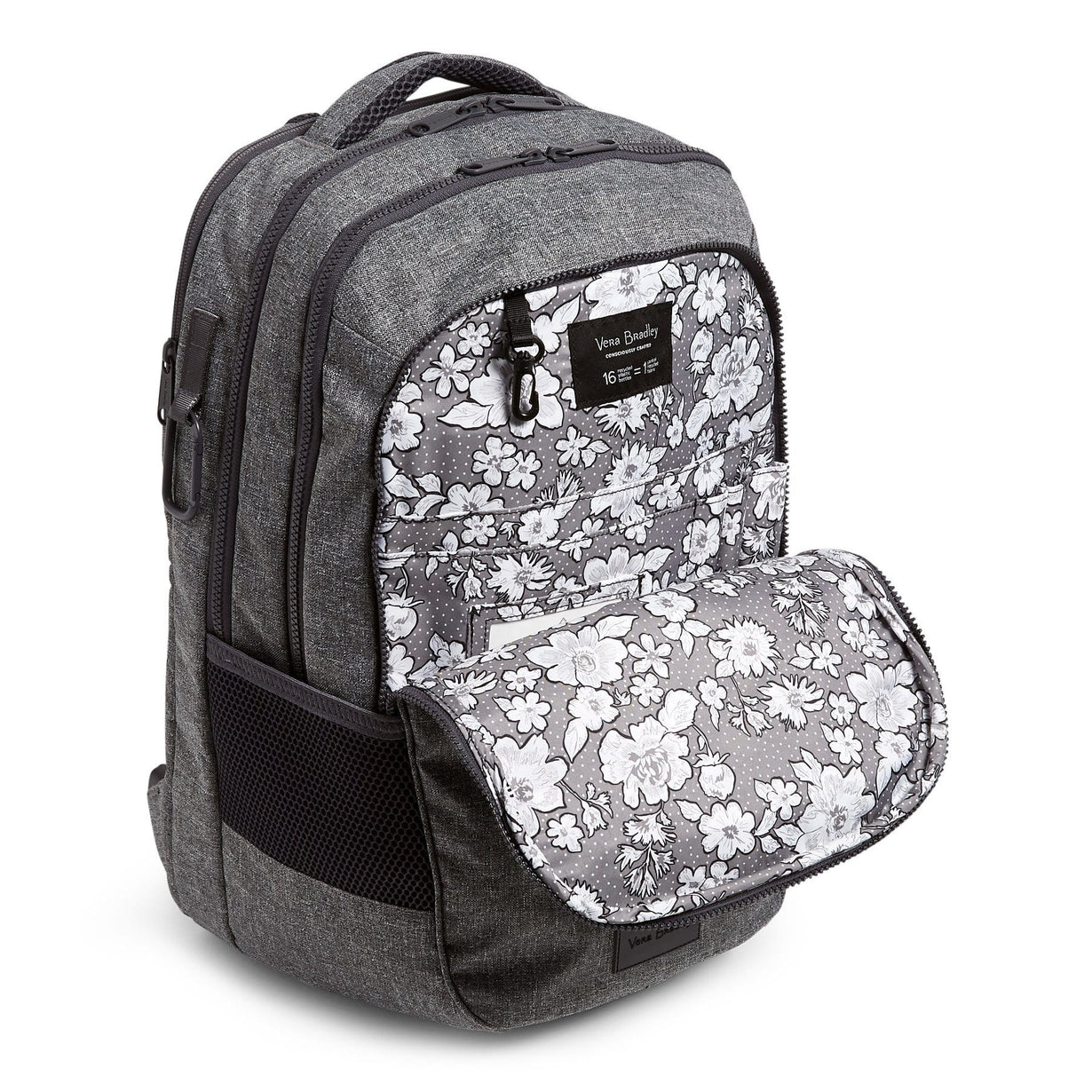 vera bradley backpack gray