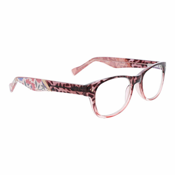 Vera Bradley Courtney Reading Glasses Women in Enchanted Mandala White/Pink +1.25