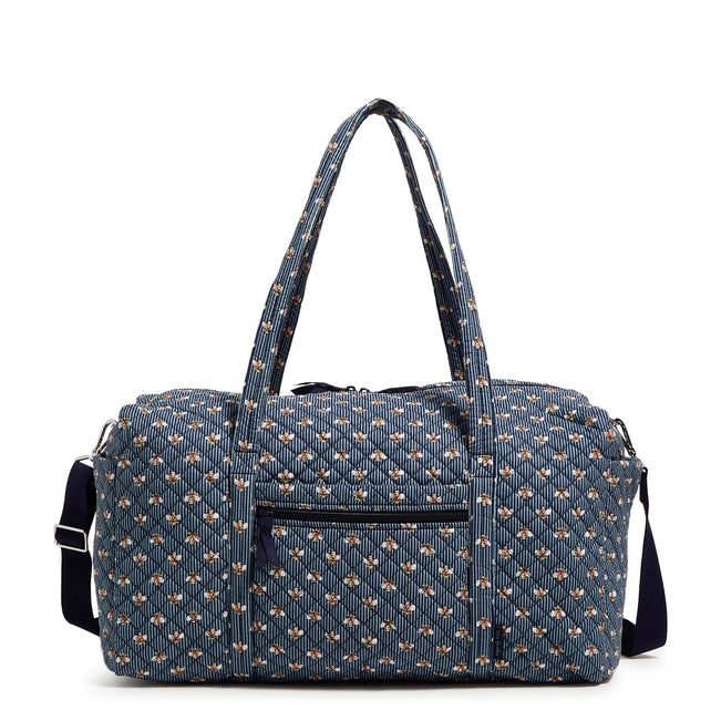 Large Travel Duffel Bag - Bees Navy | Vera Bradley