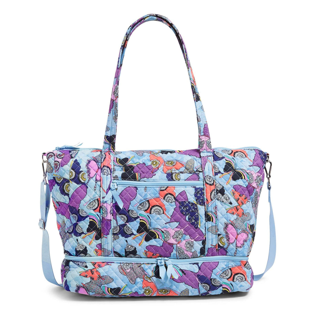 vera bradley deluxe travel bag